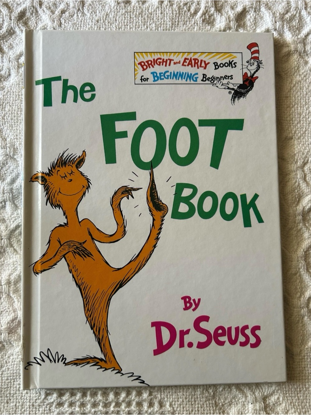 Dr. Seuss The Foot Book Vintage 1996 Hardcover Bright & Early Children's Book